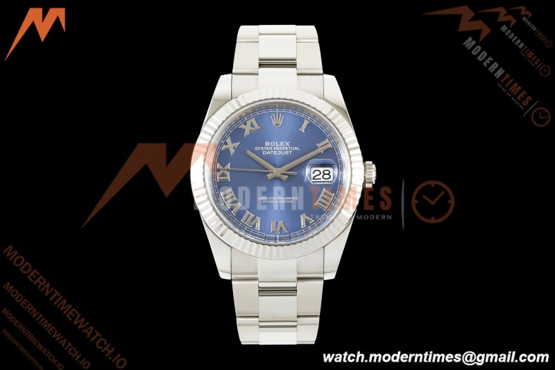 Rolex - Datejust 126334 41mm Oys Flt 904L SS/SS Blu/Rmn VF DD3235 | 롤렉스 - 데이트저스트 126334 41mm 오이스 FLT 904L SS/SS 블루/Rmn VF DD3235