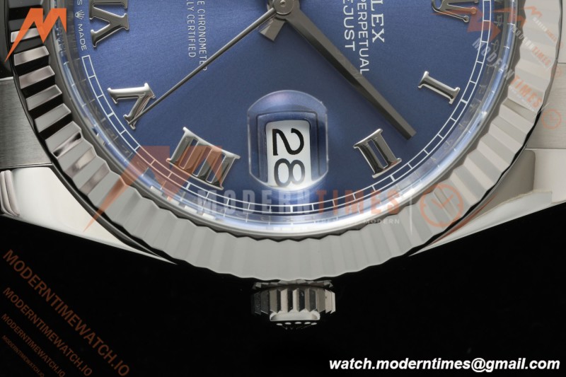 Rolex - Datejust 126334 41mm Oys Flt 904L SS/SS Blu/Rmn VF DD3235 | 롤렉스 - 데이트저스트 126334 41mm 오이스 FLT 904L SS/SS 블루/Rmn VF DD3235