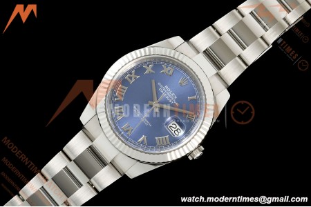 Rolex - Datejust 126334 41mm Oys Flt 904L SS/SS Blu/Rmn VF DD3235