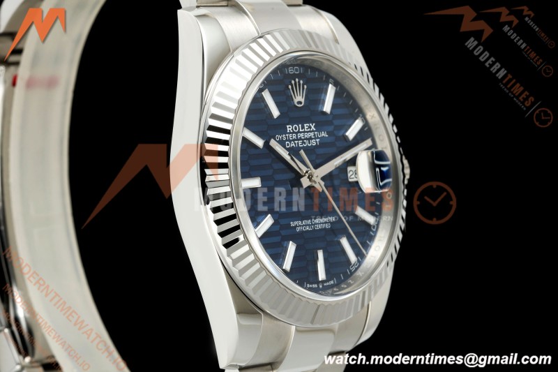 Rolex - Datejust 126334 41mm Oys Flt 904L SS/SS F-Blu/Stk VF DD3235 | 롤렉스 - 데이트저스트 126334 41mm 오이스 Flt 904L SS/SS F-블루/스틸 VF DD3235