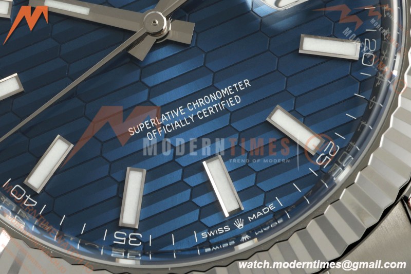 Rolex - Datejust 126334 41mm Oys Flt 904L SS/SS F-Blu/Stk VF DD3235 | 롤렉스 - 데이트저스트 126334 41mm 오이스 Flt 904L SS/SS F-블루/스틸 VF DD3235