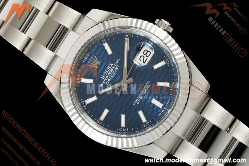 Rolex - Datejust 126334 41mm Oys Flt 904L SS/SS F-Blu/Stk VF DD3235 | 롤렉스 - 데이트저스트 126334 41mm 오이스 Flt 904L SS/SS F-블루/스틸 VF DD3235