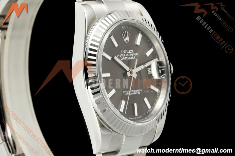 Rolex - Datejust 126334 41mm Oys Flt 904L SS/SS Grey VF DD3235 | 롤렉스 - 데이트저스트 126334 41mm 오이스 FLT 904L SS/SS 그레이 VF DD3235