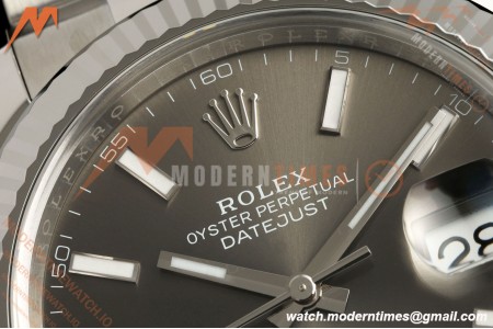 Rolex - Datejust 126334 41mm Oys Flt 904L SS/SS Grey VF DD3235