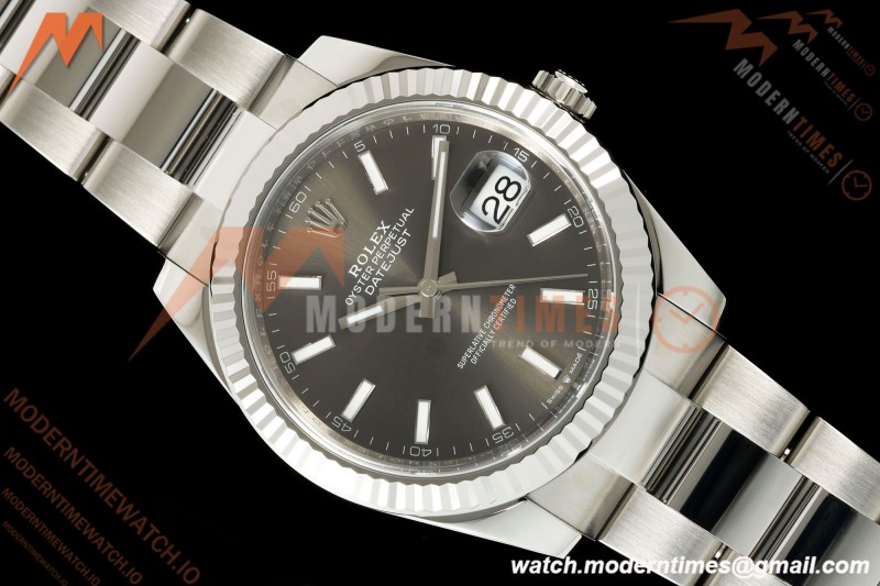 Rolex - Datejust 126334 41mm Oys Flt 904L SS/SS Grey VF DD3235 | 롤렉스 - 데이트저스트 126334 41mm 오이스 FLT 904L SS/SS 그레이 VF DD3235