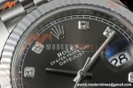 Rolex - Datejust 126334 41mm Jub Flt 904L SS/SS Gray/Dia Clean Plus DD3235 | 롤렉스 - 데이트저스트 126334 41mm 주빌리 브레이슬릿 904L 스테인리스 스틸/스테인리스 스틸 그레이 다이얼/다이아몬드 클린 플러스 DD3235 무브먼트