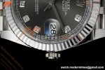 Rolex - Datejust 126334 41mm Jub Flt 904L SS/SS Gray/Dia Clean Plus DD3235 | 롤렉스 - 데이트저스트 126334 41mm 주빌리 브레이슬릿 904L 스테인리스 스틸/스테인리스 스틸 그레이 다이얼/다이아몬드 클린 플러스 DD3235 무브먼트