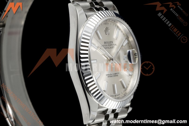 Rolex - Datejust 126334 41mm Jub Flt 904L SS/SS Silv/Stk Clean Plus DD3235