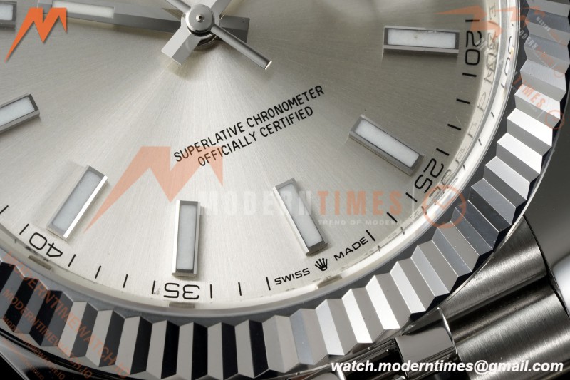 Rolex - Datejust 126334 41mm Jub Flt 904L SS/SS Silv/Stk Clean Plus DD3235