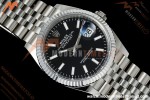 Rolex - Datejust 126234 36mm Jub Flt 904L SS/SS Blk/Stk Clean Plus DD3235