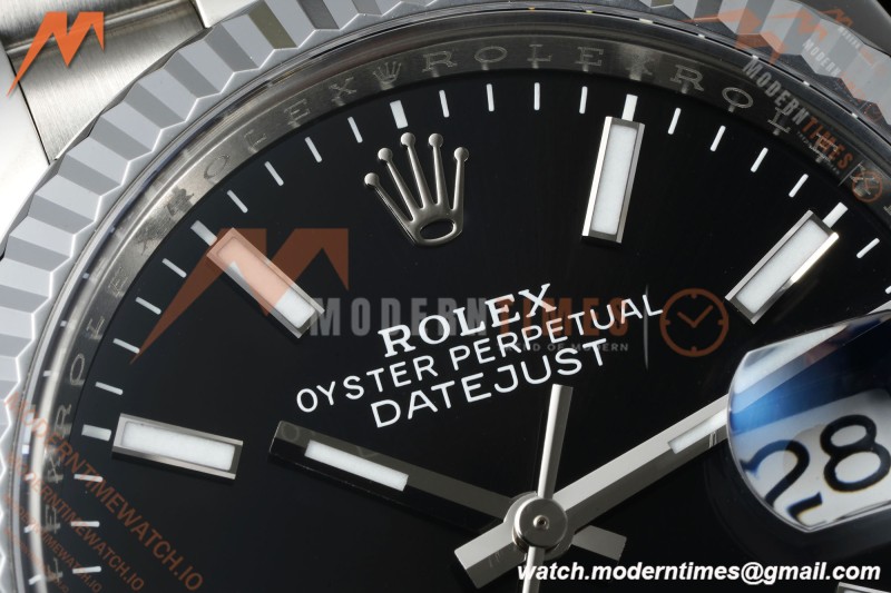 Rolex - Datejust 126234 36mm Jub Flt 904L SS/SS Blk/Stk Clean Plus DD3235