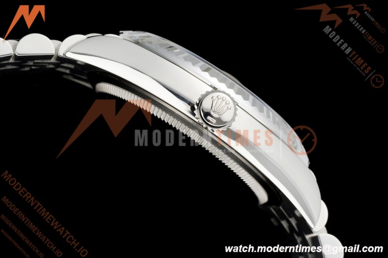 Rolex - Datejust 126234 36mm Jub Flt 904L SS/SS Blk/Dia Clean Plus DD3235 | 롤렉스 데이트저스트 126234 36mm 주빌리 브레이슬릿 플루티드 베젤 904L 스테인리스 스틸 블랙 다이얼 다이아몬드 인덱스 클린 팩토리 DD3235 무브먼트