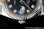 Rolex - Datejust 126234 36mm Jub Flt 904L SS/SS Blk/Dia Clean Plus DD3235 | 롤렉스 데이트저스트 126234 36mm 주빌리 브레이슬릿 플루티드 베젤 904L 스테인리스 스틸 블랙 다이얼 다이아몬드 인덱스 클린 팩토리 DD3235 무브먼트
