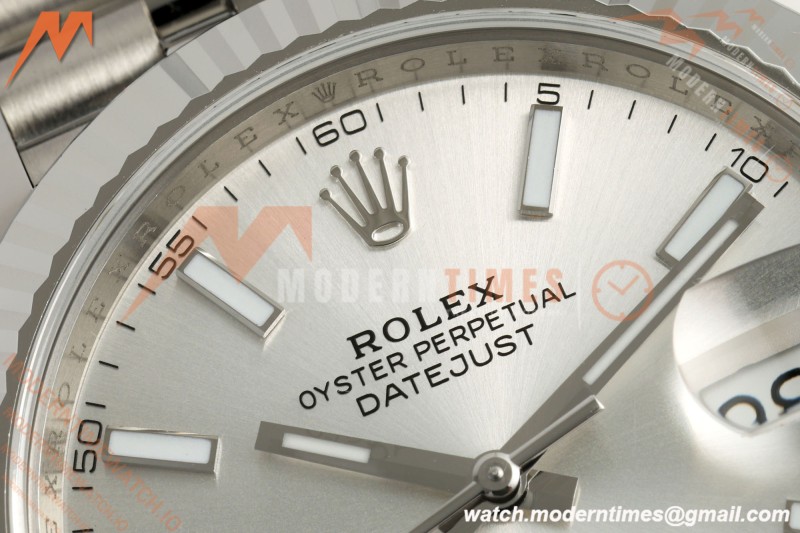 Rolex - Datejust 126334 41mm Jub Flt 904L SS/SS Silv/Stk ARF DD3235