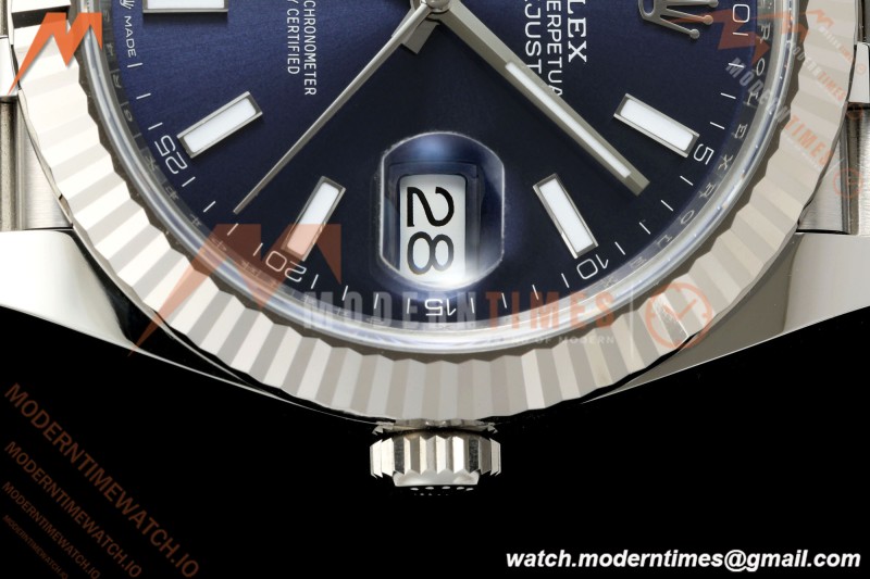 Rolex - Datejust 126334 41mm Jub Flt 904L SS/SS Blu/Stk ARF DD3235