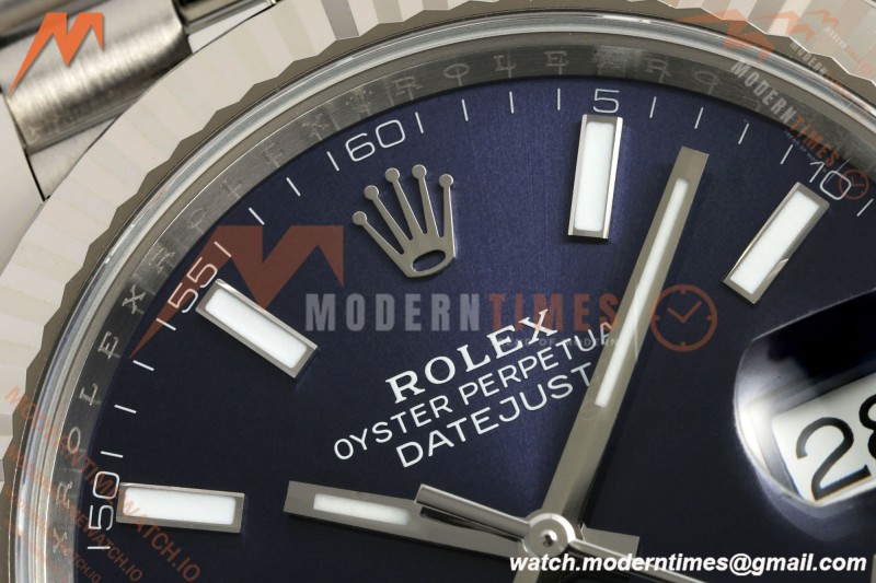 Rolex - Datejust 126334 41mm Jub Flt 904L SS/SS Blu/Stk ARF DD3235