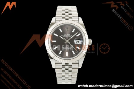 Rolex - Datejust 126334 41mm Jub Flt 904L SS/SS Gray/Stk ARF DD3235
