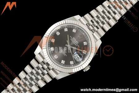 Rolex - Datejust 126334 41mm Jub Flt 904L SS/SS Gray/Dia ARF DD3235
