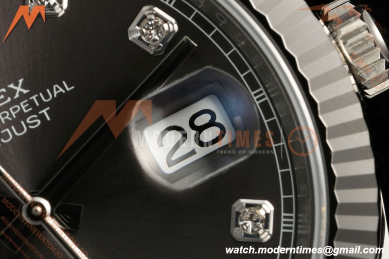 Rolex - Datejust 126334 41mm Jub Flt 904L SS/SS Gray/Dia ARF DD3235 | 롤렉스 데이트저스트 41 Ref.126334 41mm, 쥬빌리 브레이슬릿, 플루티드 베젤, 904L 스테인리스 스틸, 그레이 다이얼 다이아몬드 인덱스, ARF, DD3235 무브먼트