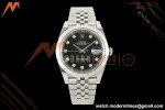 Rolex - Datejust 126334 41mm Jub Flt 904L SS/SS Blk/Dia ARF DD3235