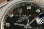 Rolex - Datejust 126334 41mm Jub Flt 904L SS/SS Blk/Dia ARF DD3235