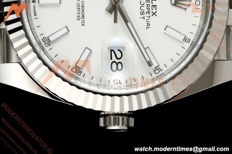 Rolex - Datejust 126334 41mm Jub Flt 904L SS/SS Wht/Stk ARF DD3235