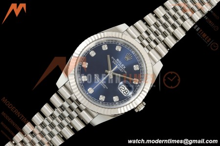 Rolex - Datejust 126334 41mm Jub Flt 904L SS/SS Blu/Dia ARF DD3235