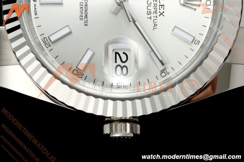 Rolex - Datejust 126334 41mm Oys Flt 904L SS/SS Silv/Stk ARF DD3235