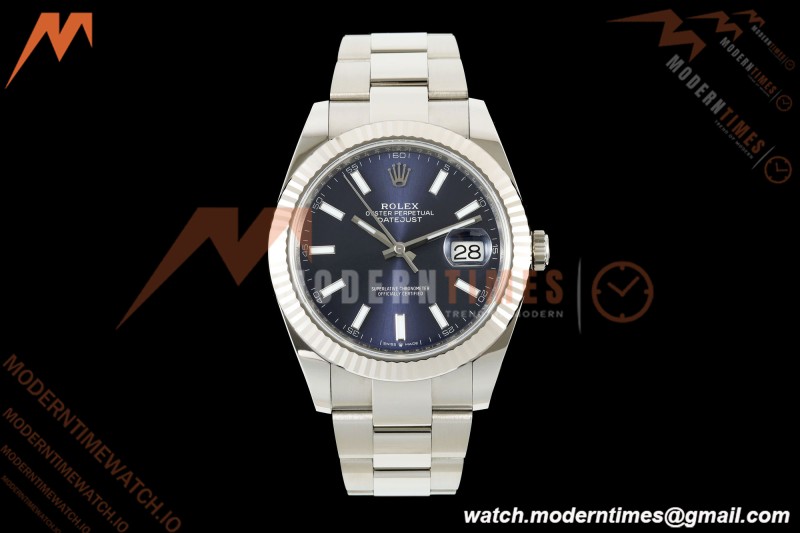 Rolex - Datejust 126334 41mm Oys Flt 904L SS/SS Blu/Stk ARF DD3235