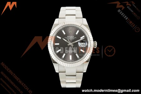 Rolex - Datejust 126334 41mm Oys Flt 904L SS/SS Gray/Stk ARF DD3235