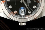 Rolex - Datejust 126334 41mm Oys Flt 904L SS/SS Blk/Dia ARF DD3235 | 롤렉스 데이저스트 126334, 41mm, 오이스터 브레이슬릿, 플루티드 베젤, 904L 스테인리스 스틸 케이스/브레이슬릿, 블랙 다이얼, 다이아몬드 인덱스, ARF, DD3235 무브먼트