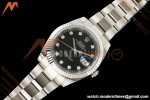 Rolex - Datejust 126334 41mm Oys Flt 904L SS/SS Blk/Dia ARF DD3235 | 롤렉스 데이저스트 126334, 41mm, 오이스터 브레이슬릿, 플루티드 베젤, 904L 스테인리스 스틸 케이스/브레이슬릿, 블랙 다이얼, 다이아몬드 인덱스, ARF, DD3235 무브먼트