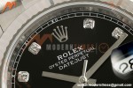 Rolex - Datejust 126334 41mm Oys Flt 904L SS/SS Blk/Dia ARF DD3235 | 롤렉스 데이저스트 126334, 41mm, 오이스터 브레이슬릿, 플루티드 베젤, 904L 스테인리스 스틸 케이스/브레이슬릿, 블랙 다이얼, 다이아몬드 인덱스, ARF, DD3235 무브먼트
