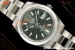 Rolex - Datejust 126334 41mm Oys Flt 904L SS/SS Grn/Stk ARF DD3235