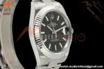 Rolex - Datejust 126334 41mm Oys Flt 904L SS/SS Blk/Stk ARF DD3235 | 롤렉스 데이저스트 126334, 41mm, 오이스터 브레이슬릿, 플루티드 베젤, 904L 스테인리스 스틸 케이스/브레이슬릿, 블랙 다이얼, 스틱 인덱스, ARF, DD3235 무브먼트