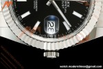 Rolex - Datejust 126334 41mm Oys Flt 904L SS/SS Blk/Stk ARF DD3235 | 롤렉스 데이저스트 126334, 41mm, 오이스터 브레이슬릿, 플루티드 베젤, 904L 스테인리스 스틸 케이스/브레이슬릿, 블랙 다이얼, 스틱 인덱스, ARF, DD3235 무브먼트