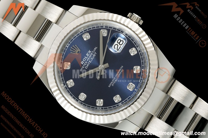 Rolex - Datejust 126334 41mm Oys Flt 904L SS/SS Blu/Dia ARF DD3235