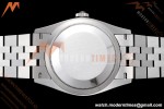 Rolex - Datejust 126234 36mm Wimbledon Jub Flt 904L SS/SS Grey/Rmn VSF VS3235 | 롤렉스 데이트저스트 36 Ref.126234 “윔블던” 36mm, 쥬빌리 브레이슬릿, 플루티드 베젤, 904L 스테인리스 스틸, 그레이 다이얼 로마 숫자 인덱스, VF, DD3235 무브먼트