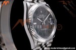 Rolex - Datejust 126234 36mm Wimbledon Jub Flt 904L SS/SS Grey/Rmn VSF VS3235 | 롤렉스 데이트저스트 36 Ref.126234 “윔블던” 36mm, 쥬빌리 브레이슬릿, 플루티드 베젤, 904L 스테인리스 스틸, 그레이 다이얼 로마 숫자 인덱스, VF, DD3235 무브먼트