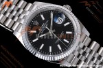 Rolex - Datejust 126234 36mm Jub Flt 904L SS/SS Blk/Stk VF DD3235
