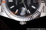 Rolex - Datejust 126334 41mm Jub Flt 904L SS/SS Blk/Stk VF DD3235