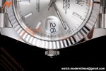 Rolex - Datejust 126334 41mm Jub Flt 904L SS/SS Silv/Stk VF DD3235