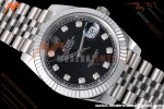 Rolex - Datejust 126334 41mm Jub Flt 904L SS/SS Blk/Dia VF DD3235
