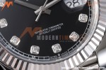 Rolex - Datejust 126334 41mm Jub Flt 904L SS/SS Blk/Dia VF DD3235