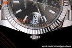 Rolex - Datejust 126334 41mm Jub Flt 904L SS/SS Grey/Stk VF DD3235