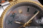 Rolex - Datejust 126233 36mm Jub Flt 904L YG/SS Grey/Rmn Wimbledon Dial QF SH3235