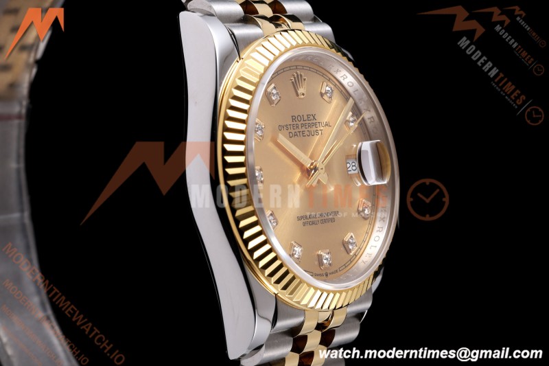 Rolex - Datejust 126233 36mm Jub Flt 904L YG/SS Gold/Dia QF SH3235 | 롤렉스 - 데이저스트 126233 36mm 주빌리 플랫 904L YG/SS 골드/다이아 QF SH3235