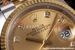 Rolex - Datejust 126233 36mm Jub Flt 904L YG/SS Gold/Dia QF SH3235 | 롤렉스 - 데이저스트 126233 36mm 주빌리 플랫 904L YG/SS 골드/다이아 QF SH3235