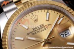 Rolex - Datejust 126233 36mm Jub Flt 904L YG/SS Gold/Stk QF SH3235