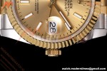 Rolex - Datejust 126233 36mm Jub Flt 904L YG/SS Gold/Stk QF SH3235